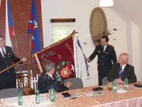 nová stuha na slavnostní prapor SDH Vratimov, který byl zhotovený ku příležitosti 95. výročí založení sboru
