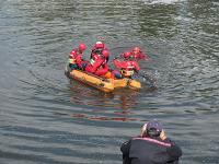 Vratimovský splav - výcvik jednotky SDH Vratimov